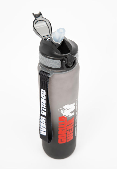 Gradient Water Bottle 1000ML - Black/Gray