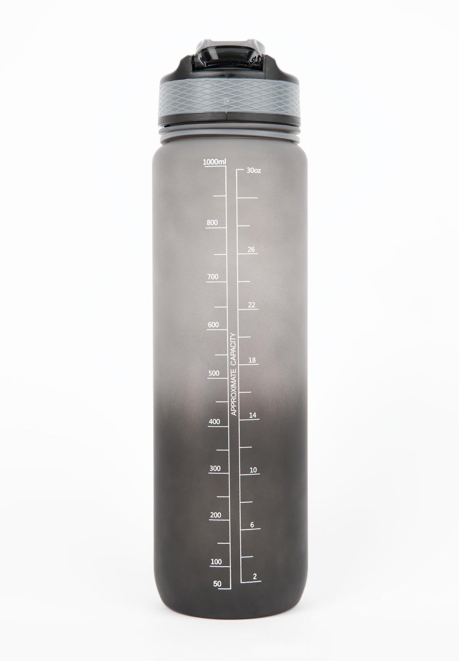 Gourde dégradée 1000 ml - Noir/Gris