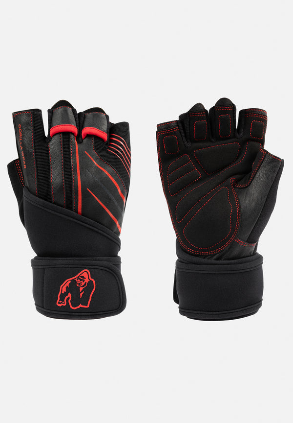 Gants de bandage de poignet Dallas 2.0 - Noir/Rouge -