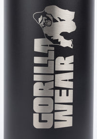 Bouteille d'eau isotherme en acier inoxydable 1000 ml - Noire