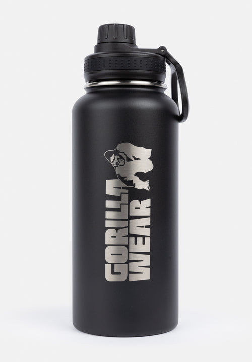 Insulated Stainless Steel Water Bottle 1000ML - Black