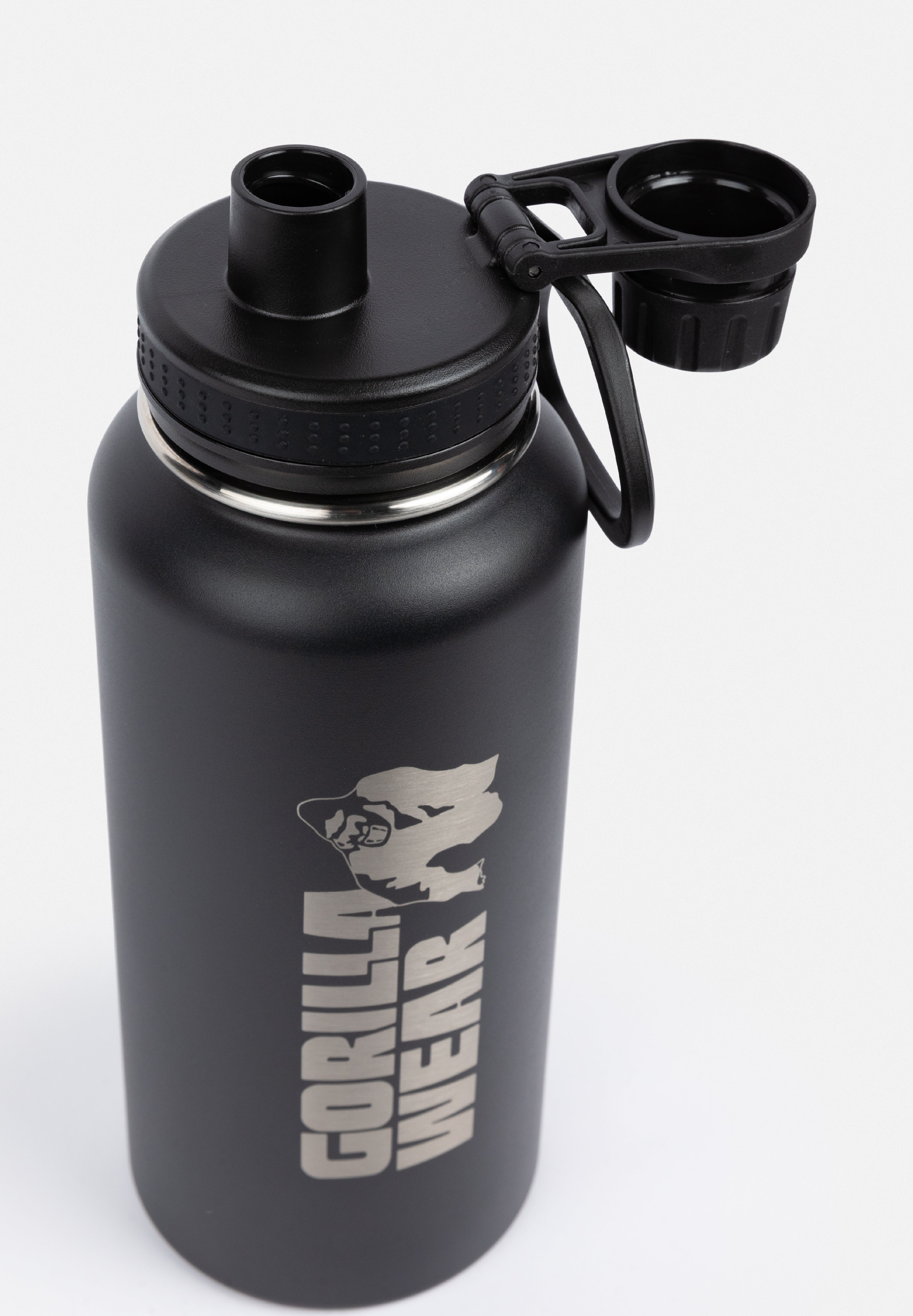 Insulated Stainless Steel Water Bottle 1000ML - Black