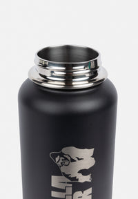 Bouteille d'eau isotherme en acier inoxydable 1000 ml - Noire