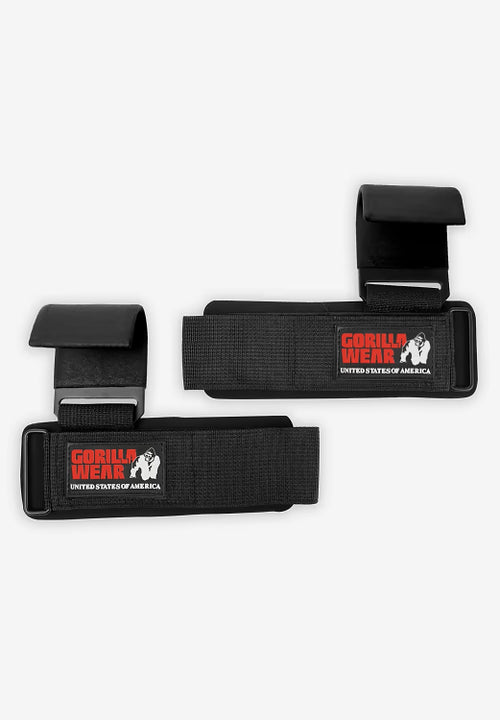 Weight Lifting Hooks - Black