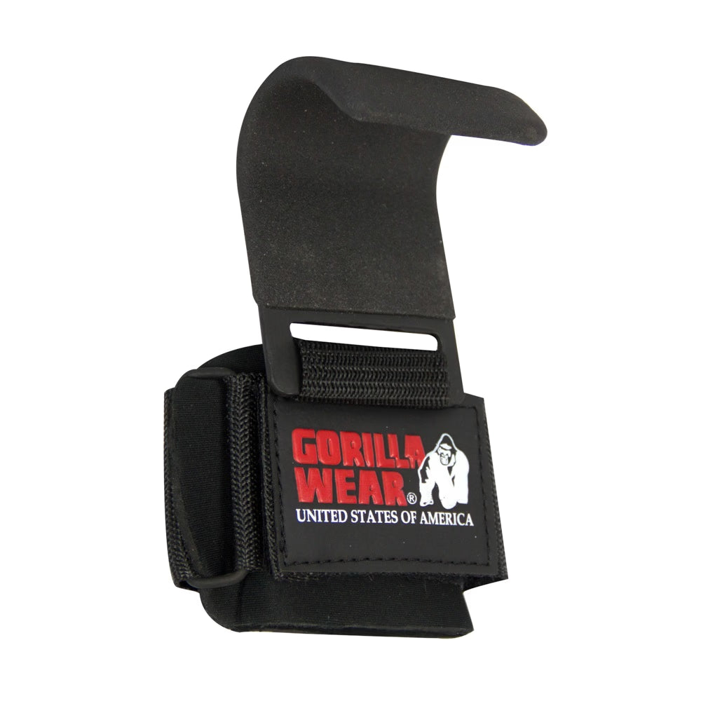 Weight Lifting Hooks - Black